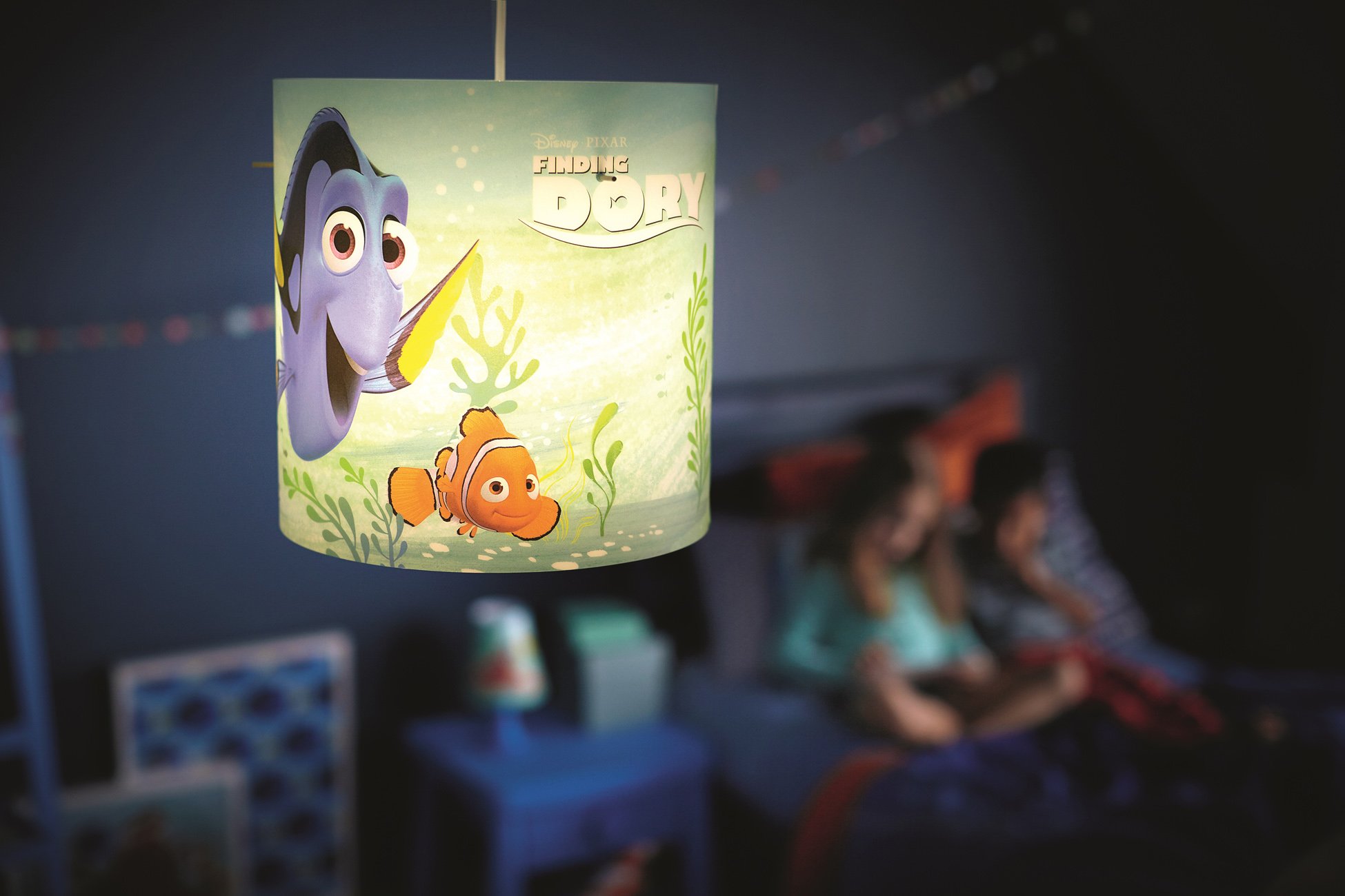 Abat-jour Motifs Géométriques Bleus Et Dorés | JourDePluieCreations