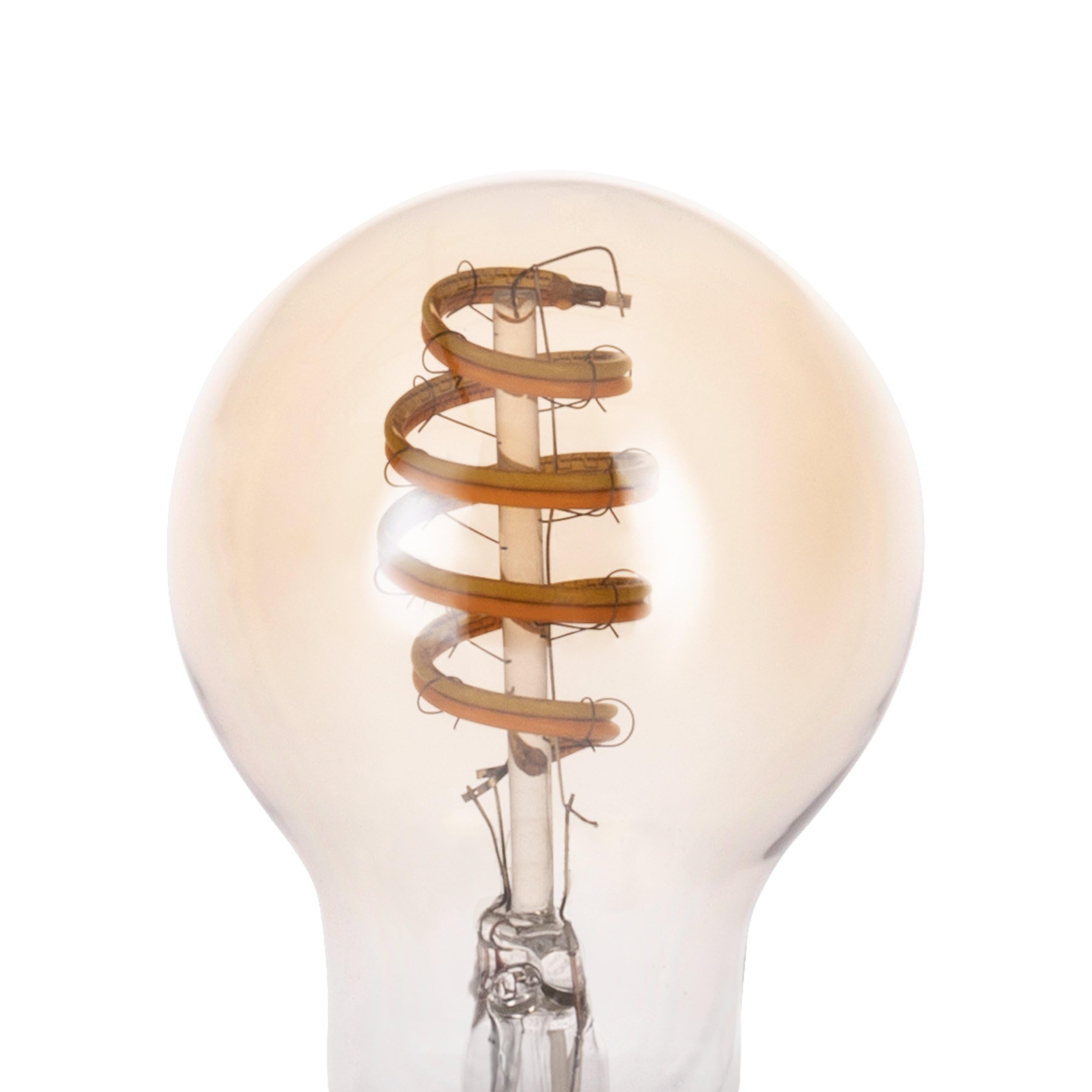 EGLO connect.z Smart-Home LED Vintage Leuchtmittel, 2er Set ink. Schalter | 2 E27 Glühbirnen + Lichtschalter, Matter, ZigBee, App und Sprachsteuerung Alexa, dimmbar, warmweiß-kaltweiß, 806 Lumen, amber