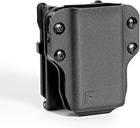 Vista 9 de Funda de cartucho de Kydex, Forcenter - Portacargador para cinturón OWB para cartuchos de 9mm/.40 de una sola y doble pila - Dispositivo