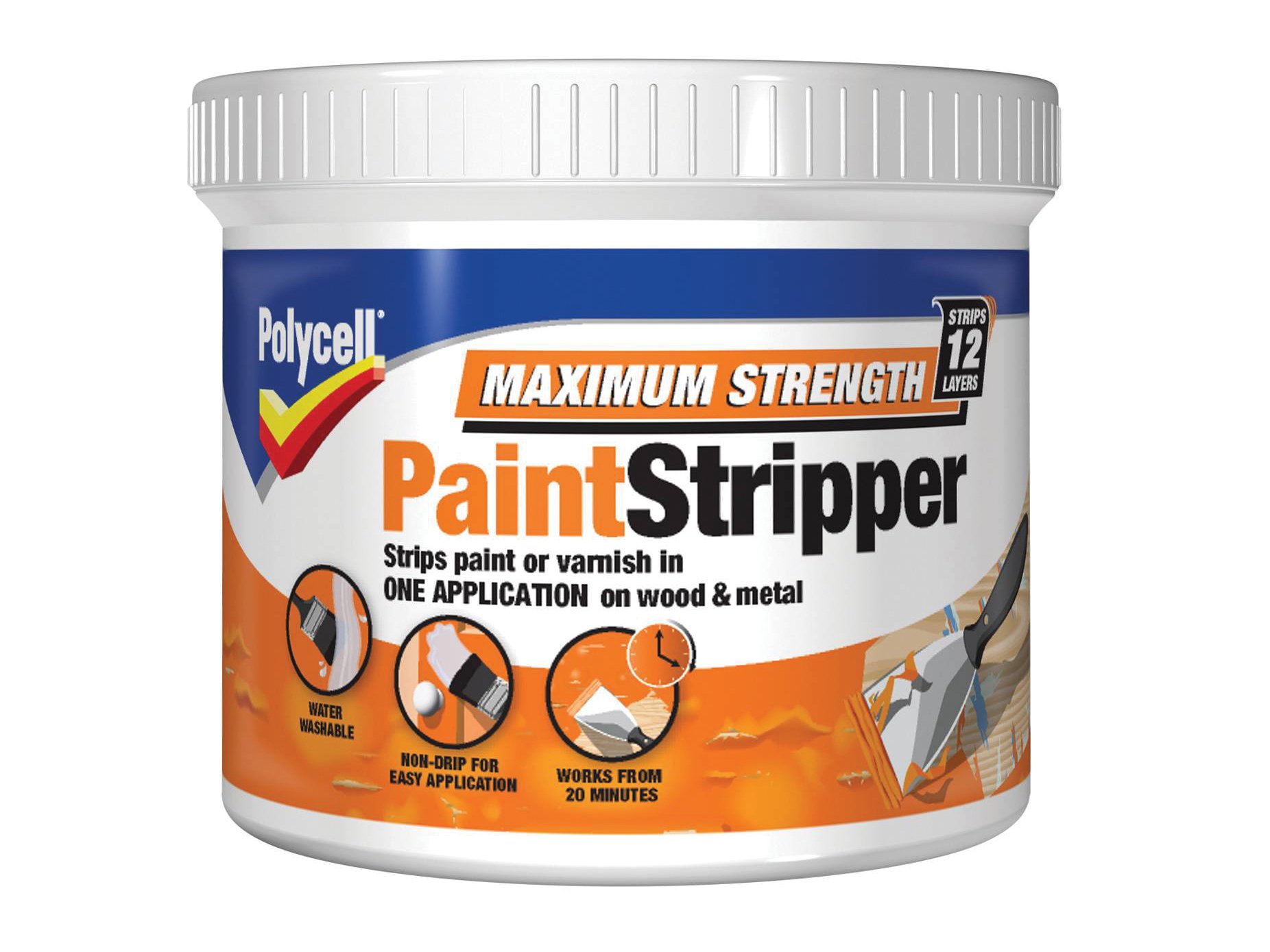 Polycell MSPS500 500ml Maximum Strength Paint Stripper