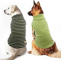 Vista 23 de KYEESE Paquete de 2 Suéteres para Perros Abrigos Cálidos para Mascotas Suéteres Suaves para Perros para Perros Pequeños Machos Ropa Elástica para 2#