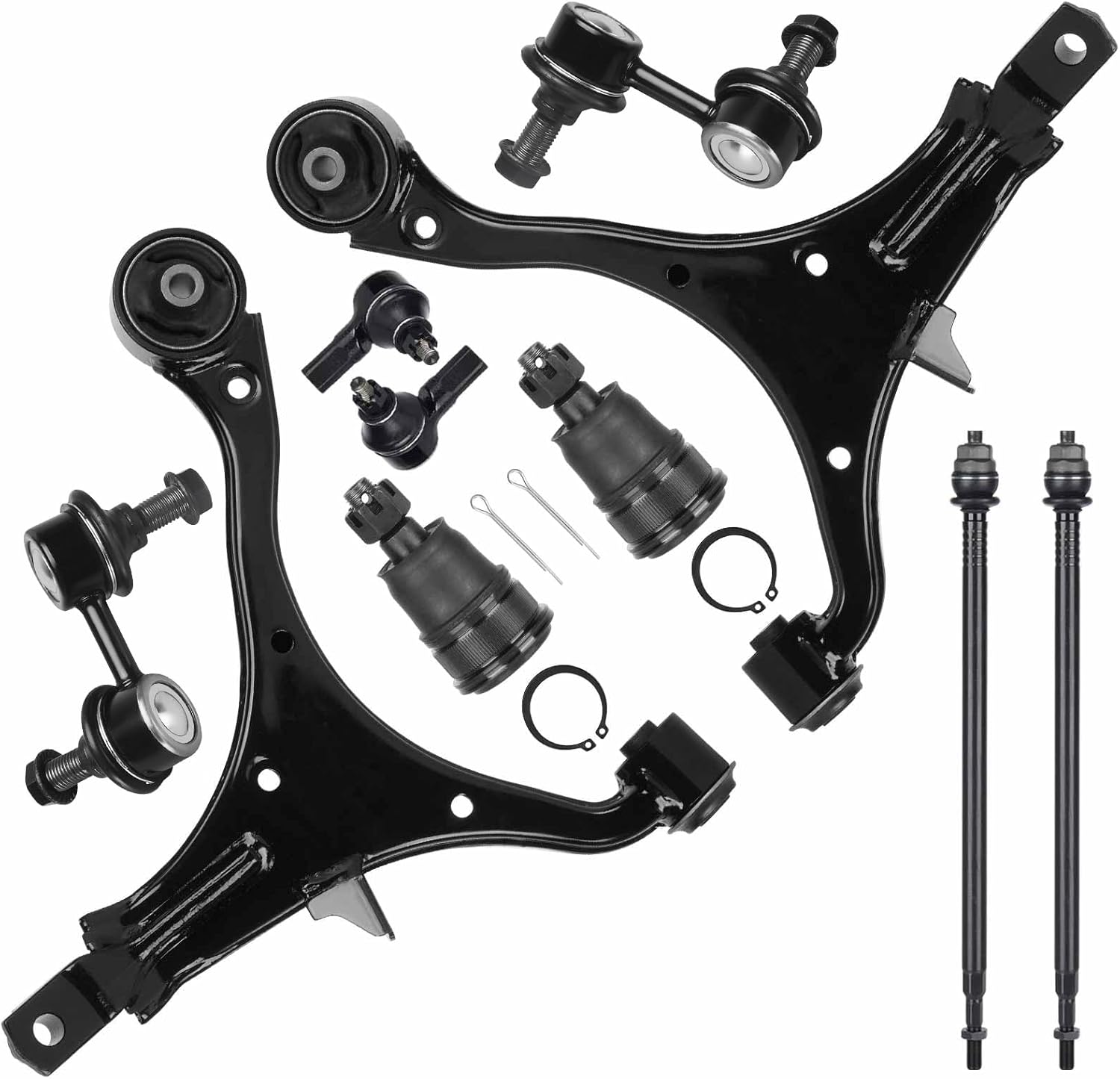 10PCS Front Lower Control Arms Suspension Kits Fits for Honda CR-V 2002 2003 2004 2005 2006