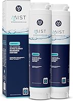 Vista 8 de Mist Filtro de agua de repuesto Ultra Clarity para Bosch, filtro de agua para refrigerador compatible con 644845, 9000077104, 9000194412, Haier