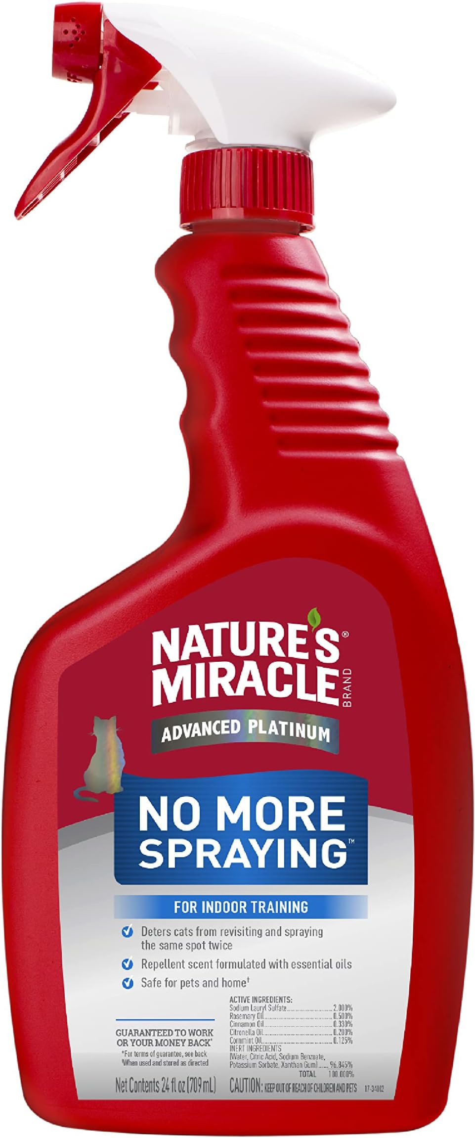 Nature's Miracle JFC Advanced Platinum No More Spraying for Cats, Effective Training Aid to Eliminat
