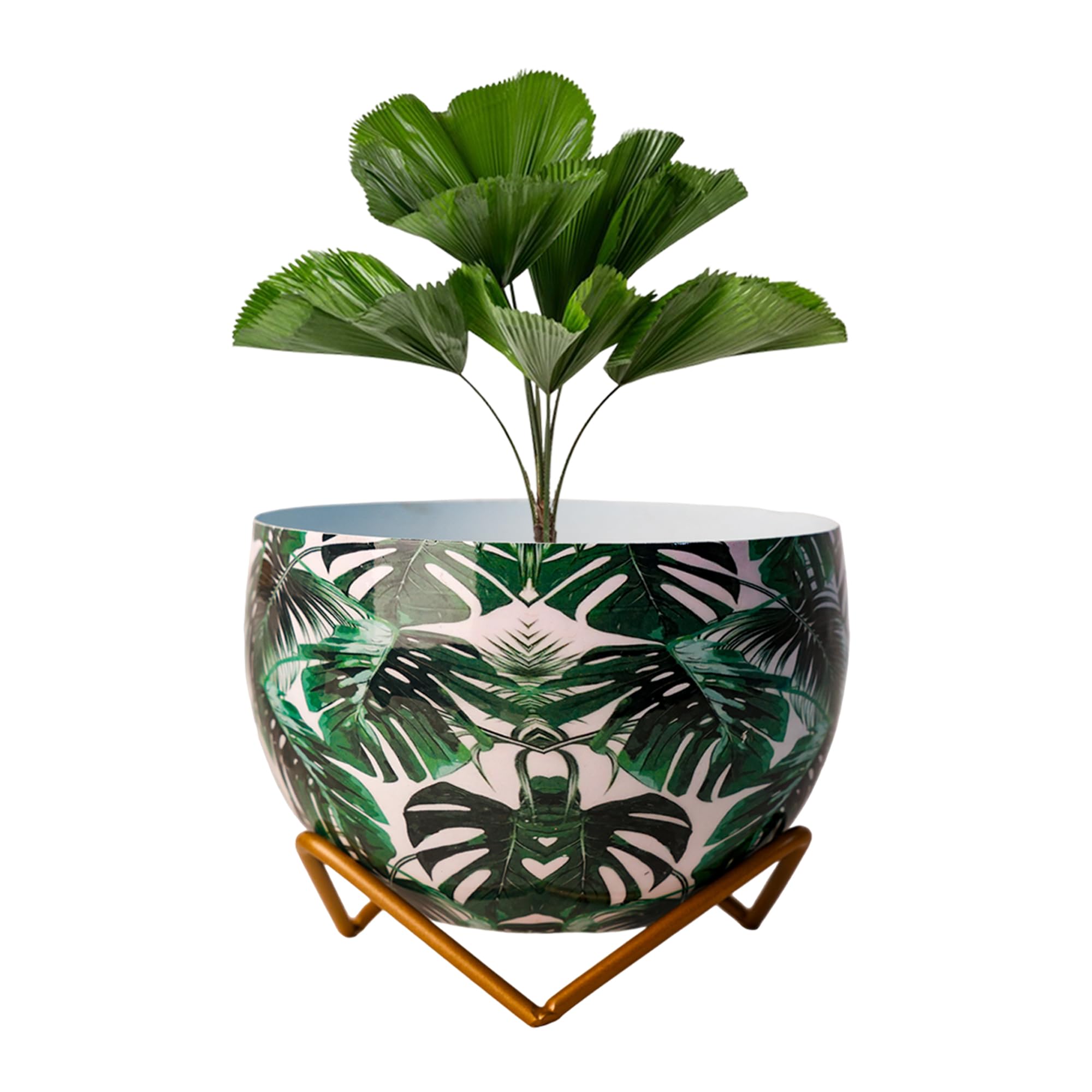 Metal Flower Vase Planter - Elegant Home Décor -1