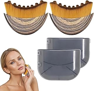 Cepillo facial de contorno linfático, masajea...