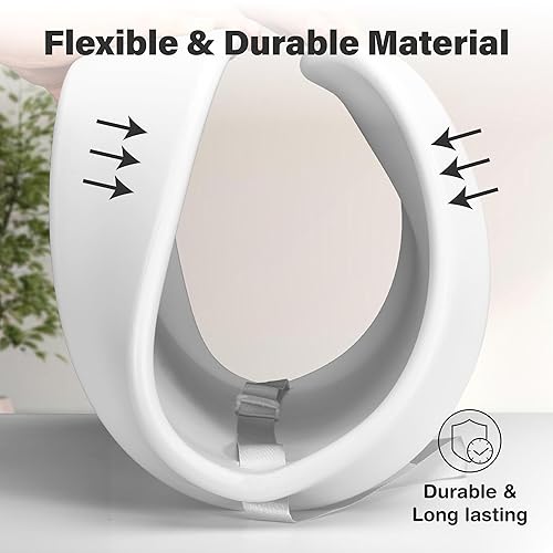 Miniatura 6 de Cambiador para bebé, suave, ligero y portátil, impermeable y fácil de limpiar, cojín grande de EVA para mayor comodidad con escala de altura y parte