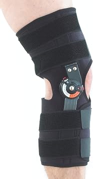 Neo-G Hinged Knee Brace, Firm Support - Adjustable Dials for Tendon Strains, Ligament Strains, ACL, Arthritis, Joint Pain, Injury Recovery - Open Patella - Class 1 Medical Device