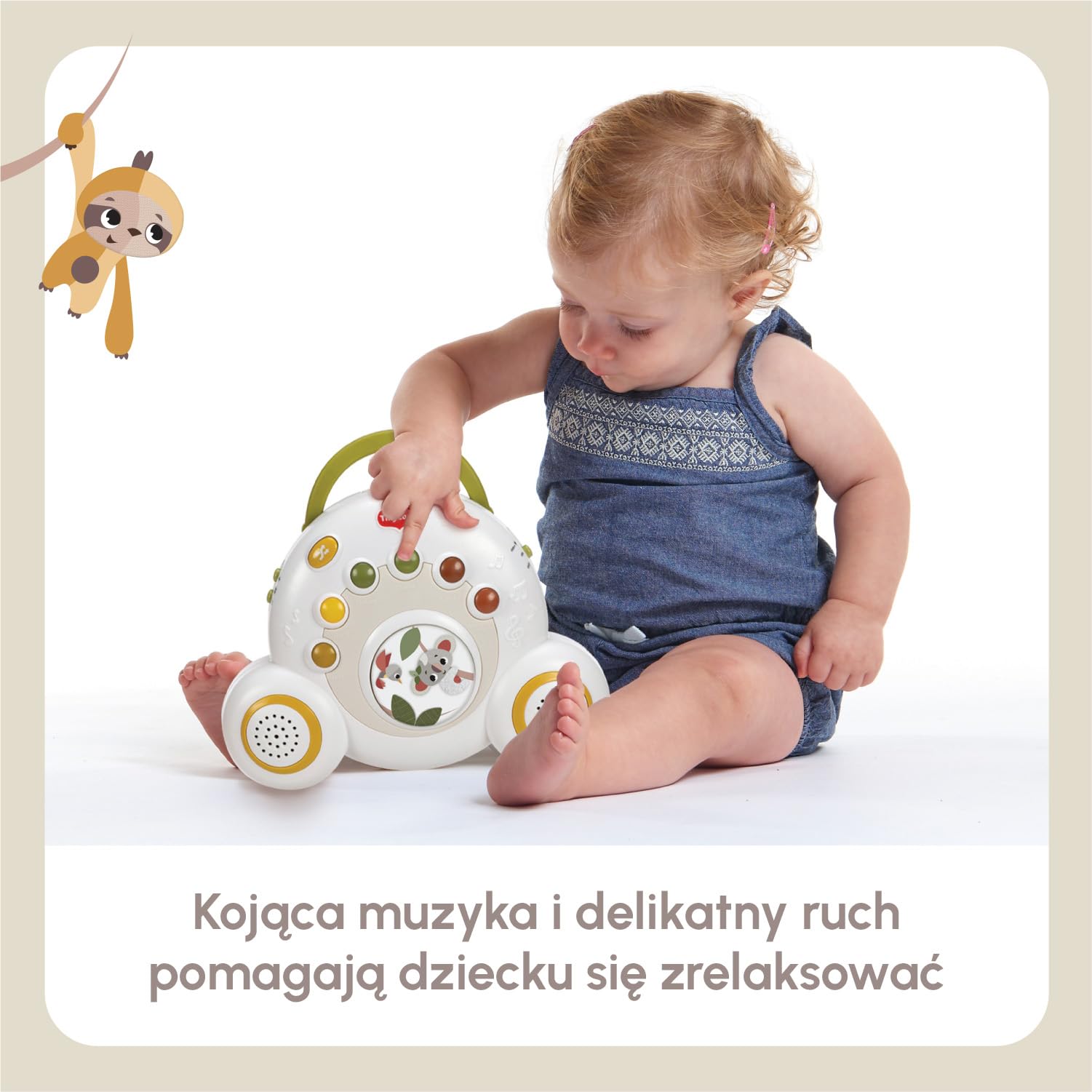 Tiny Love Karuzela Rośnij z Muzyką, 2 w 1 Muzyczna Karuzela do Łóżeczka, 0+ Miesięcy, Można Przekształcić w Pozytywkę, Stymulacja Wzroku, 18 Melodii, 40 Minut Ciągłej Muzyki, Boho Chic