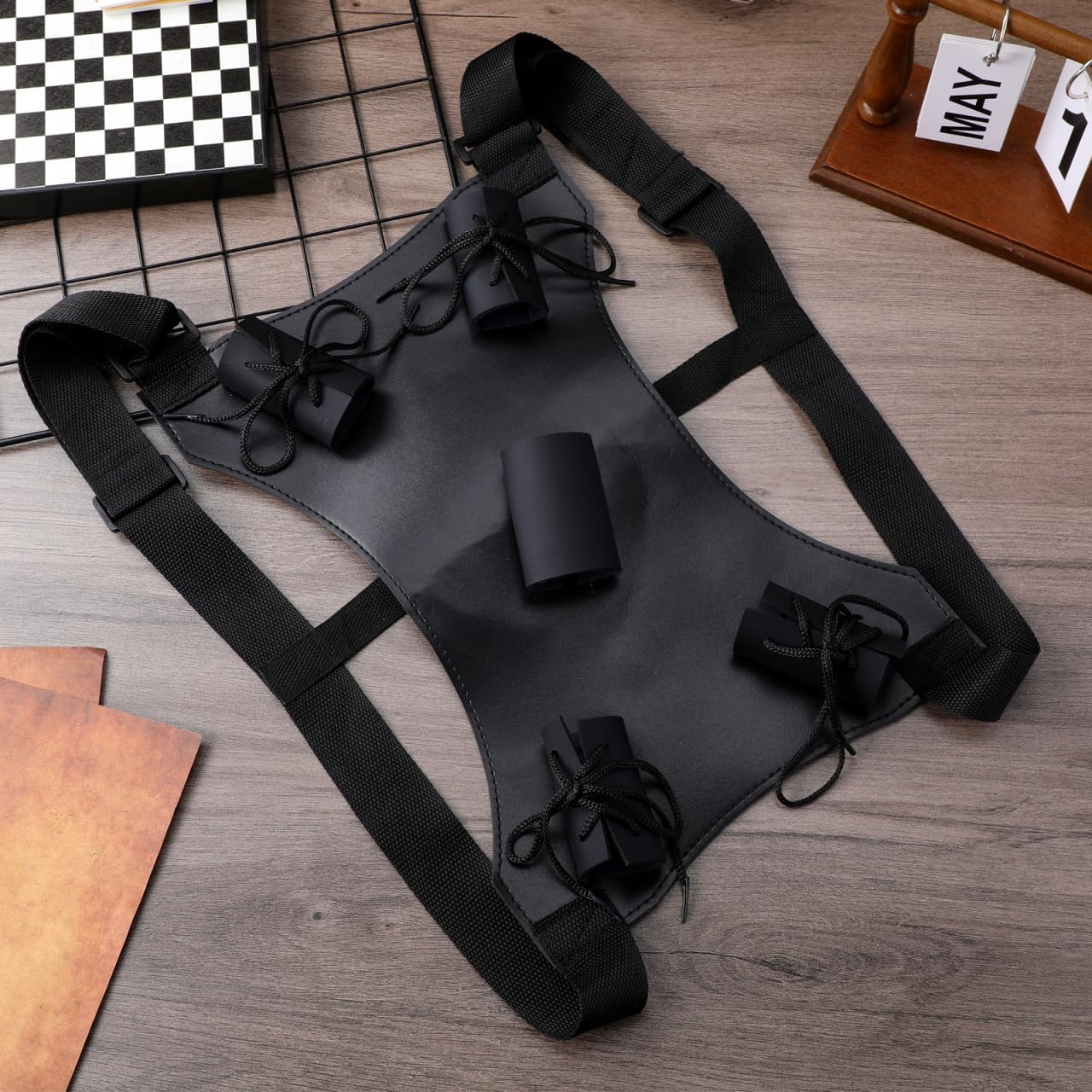 DOITOOL Sword Bag, Adjustable Leather Holder Back, Vintage Frog Sword, Durable Strap Sword Carrying Bag Case for Cosplay Anime Costume - Image 9