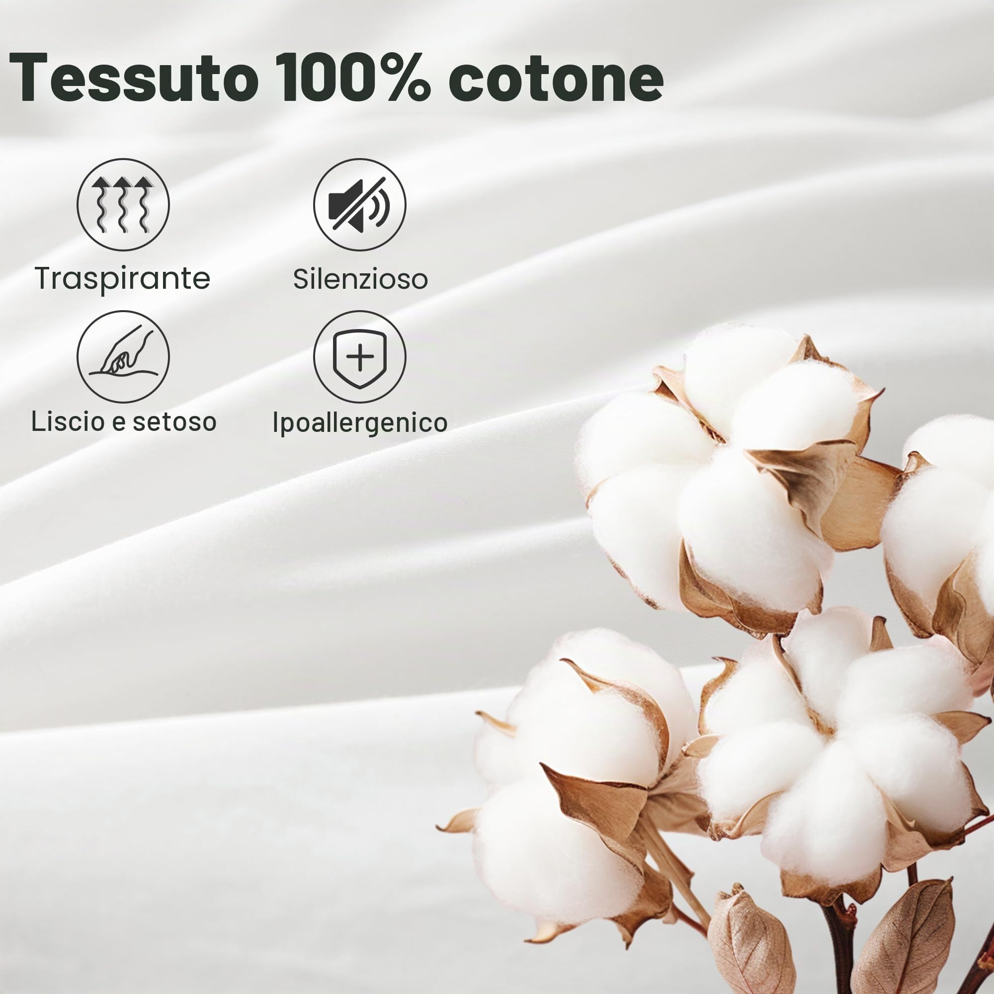 Deodar Piumino in Piuma d'Oca Matrimoniale Invernale 200x220 | 420gr/m² in Piumino e Piume per 4 Stagioni | Tessuto Puro Cotone | Lavabile | Certificato Öko-Tex e RDS | Grigio Scuro