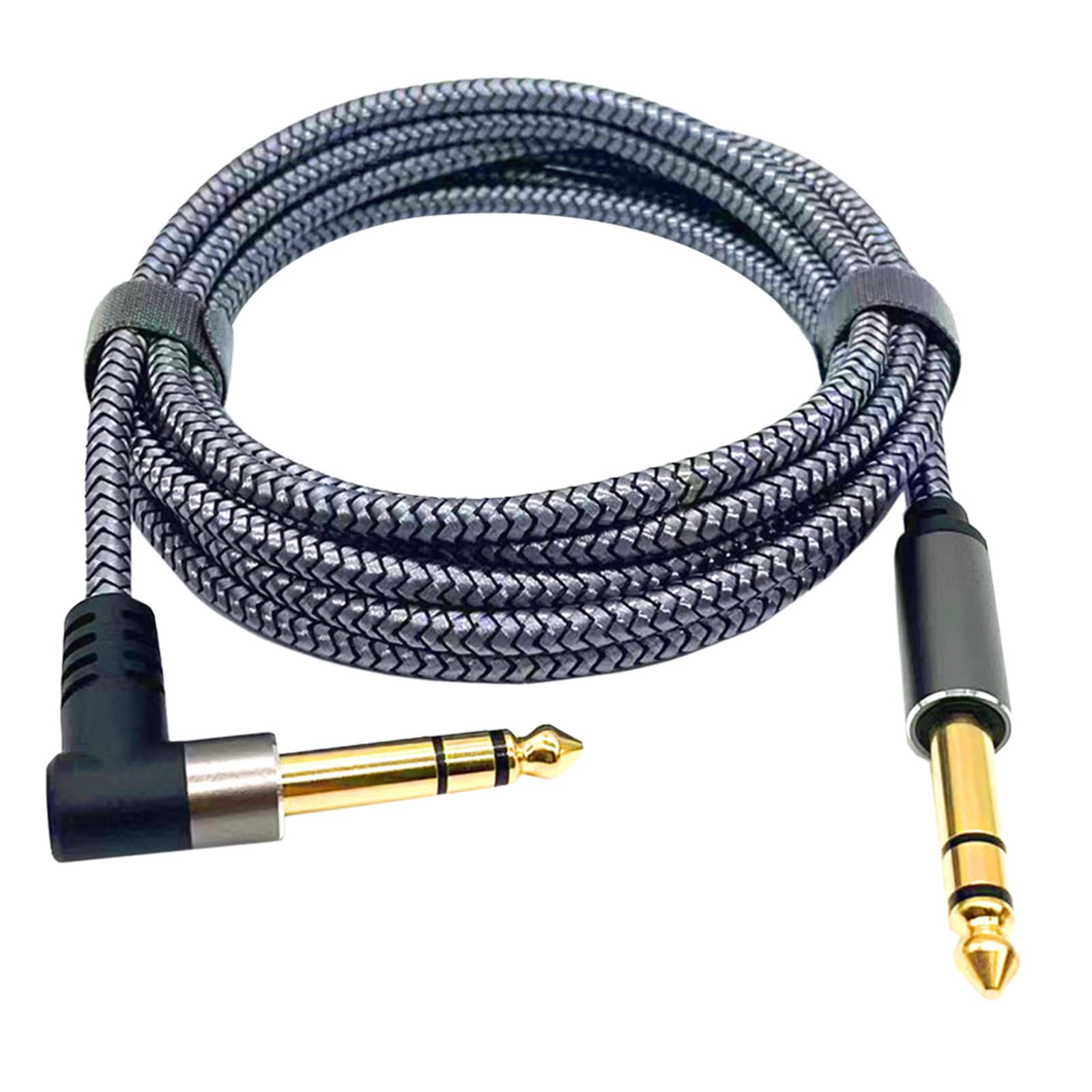 oringnat Stereo Cable 6.35mm Instrument Cable Plugs (Male to Male) for Guitar, Bass, Keyboard, and Sound Mixing