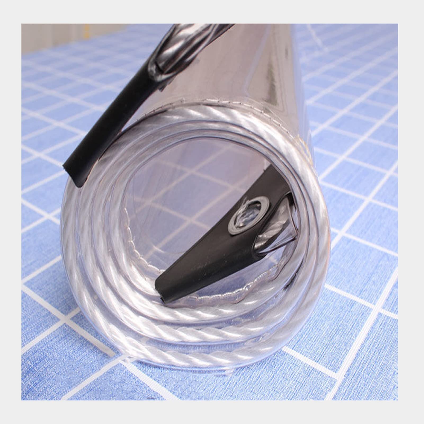 CHAOXIANG Heavy Duty Clear Waterproof Tarp, Sun Protection Plant Awning, Windproof Weatherproof Sheet for Garden, Outdoor Camping, Furniture, Customize (Color : Clear, Size : 0.5x2m)