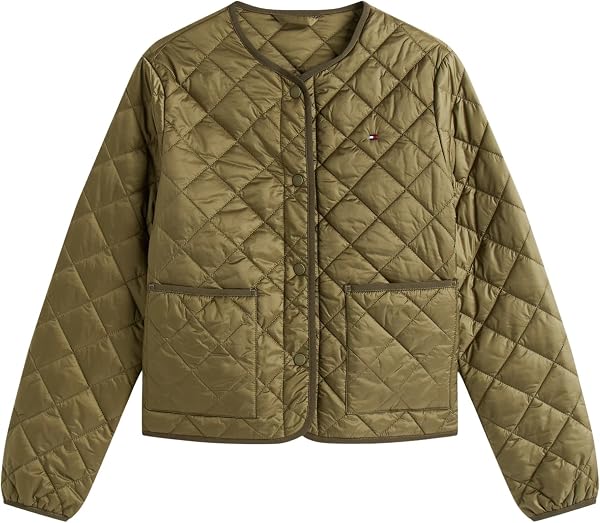 Tommy Hilfiger Damen Steppjacke Padded Quilted Wasserabweisend - 4
