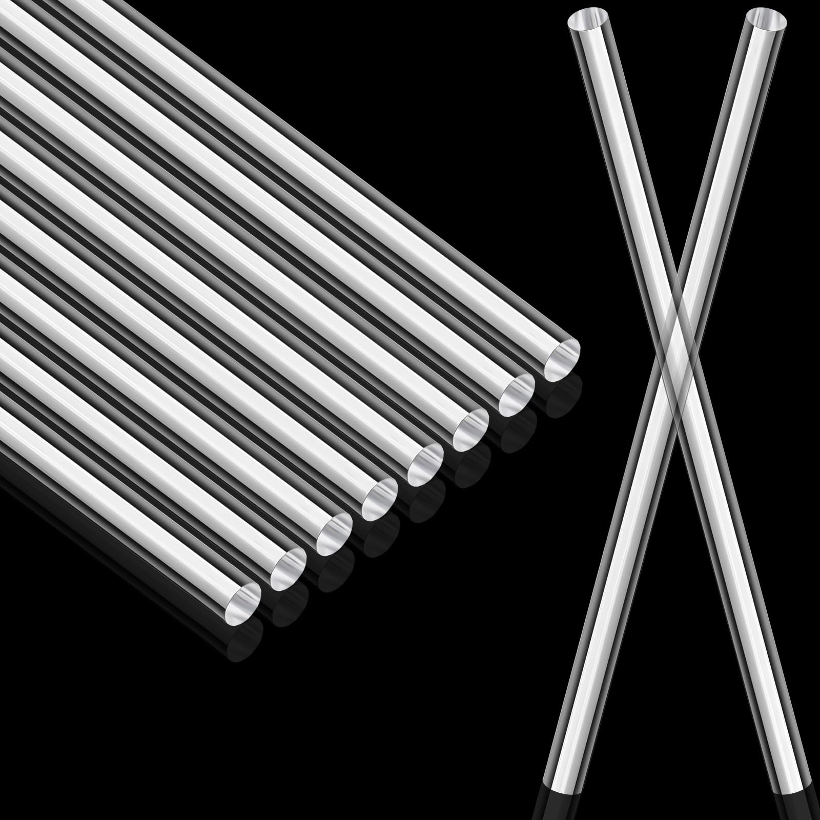 Acrylic Rods - 150 Pack for Crafts & Cake Pops -8