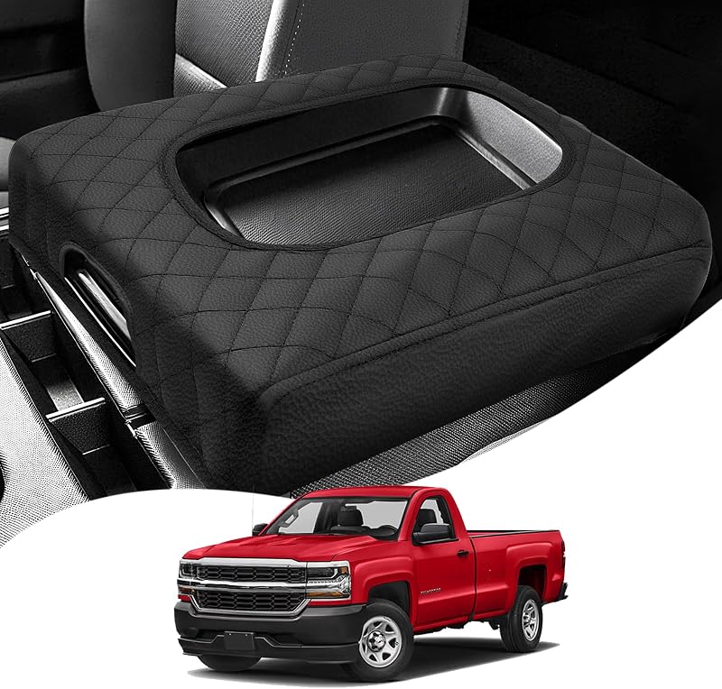 Capa do Console Central Autorder para Chevy Silverado e GMC Sierra 2014–2018 – Banco Dianteiro Dividido