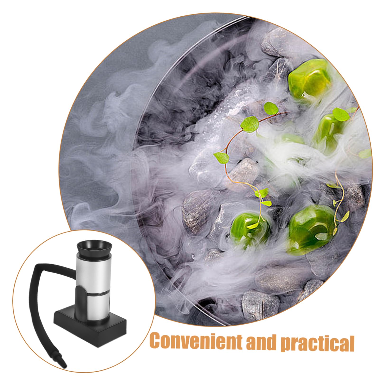 INOOMP Ahumador De Carne Portátil Generador De Humo Para Cocina Molecular Para Barbacoa Infusor De Humo