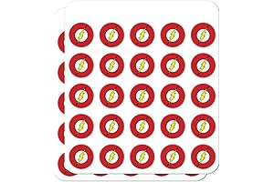 Revamped Flash Lightning Bolt Stickers for Planners and Crafts