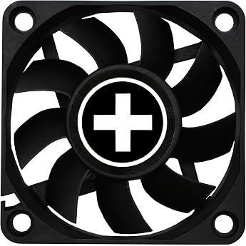 Xilence XPF60S.W 60 mm Quiet Case Fan 3PIN Easy Installation 270 mm Cable Length Hydro Bearing Good and Cooling Airflow in Office/Home/Server PC Black