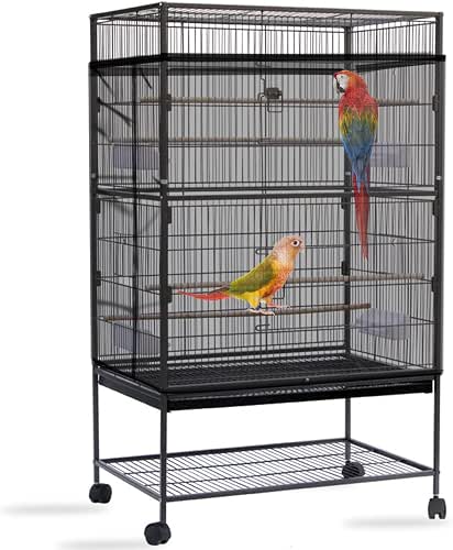 Daoeny Bird Cage Seed Catcher, Large Bird Cage Cover, Adjustable