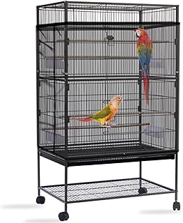 30 Metal Bird Cage Decor Ideas For Vintage Charm 90 Daoeny Bird Cage Seed Catcher, Large Bird Cage Cover, Adjustable Soft Ai...