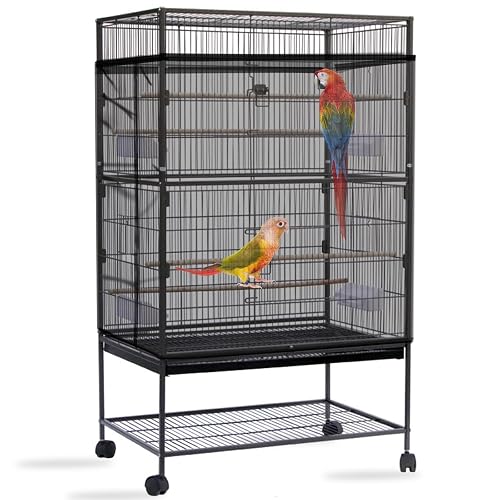 Yepper Capturador de Semillas para Jaula de Pájaros, Gran Cubierta para Jaula de Pájaros