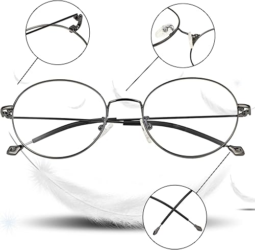 Vista 69 de LifeArt Lentes de bloqueo de luz azul, antifatiga ocular, anteojos de lectura para computadora, anteojos de TV para mujeres y hombres, antirreflejos