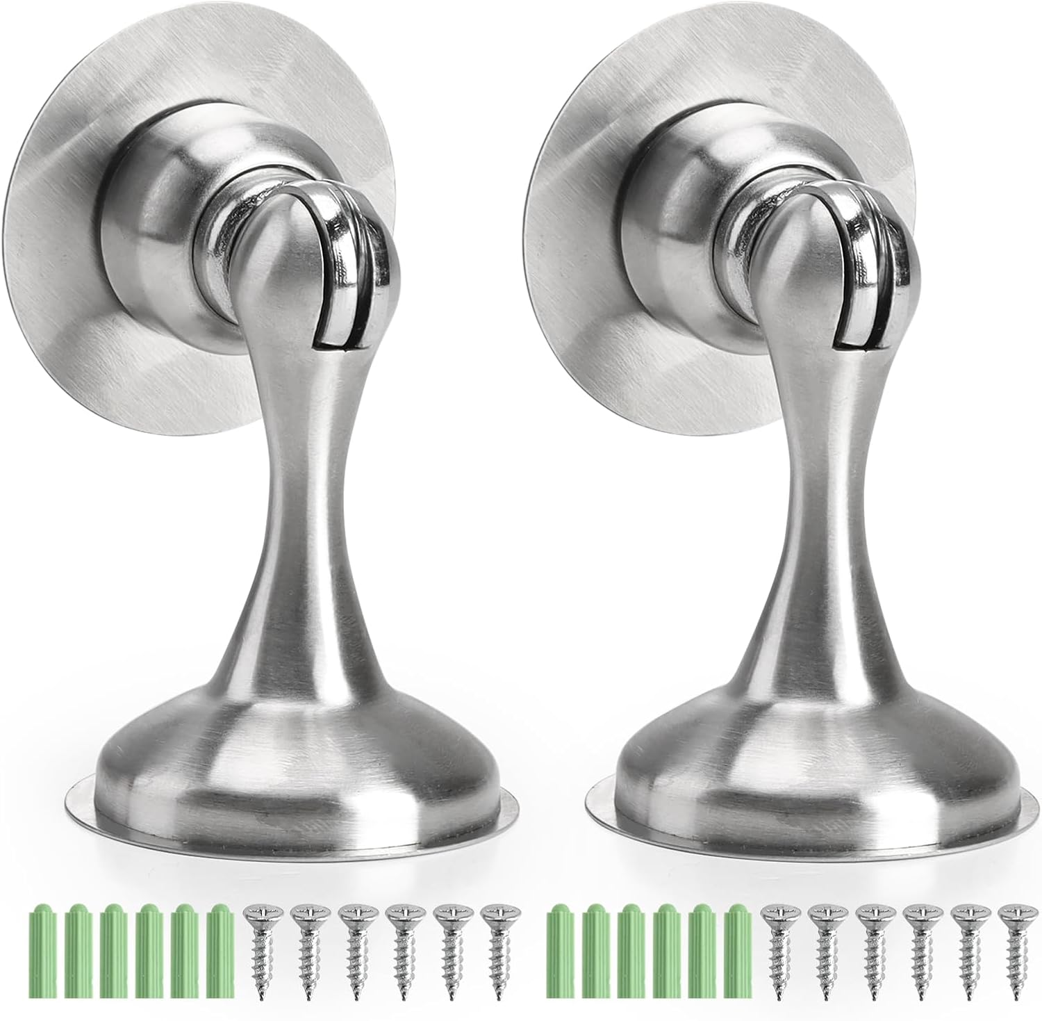 Door Holder Door Stop 2 Pack Stainless Steel Invisible