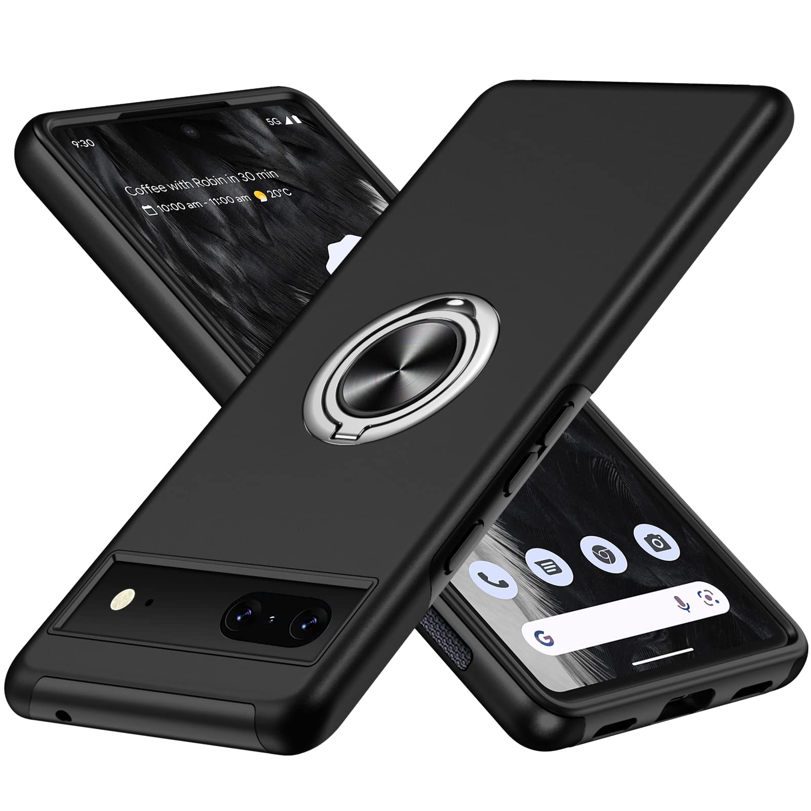 Amazon.co.jp: Google Pixel 7A ケース リング付き 耐衝撃 tpu フル 