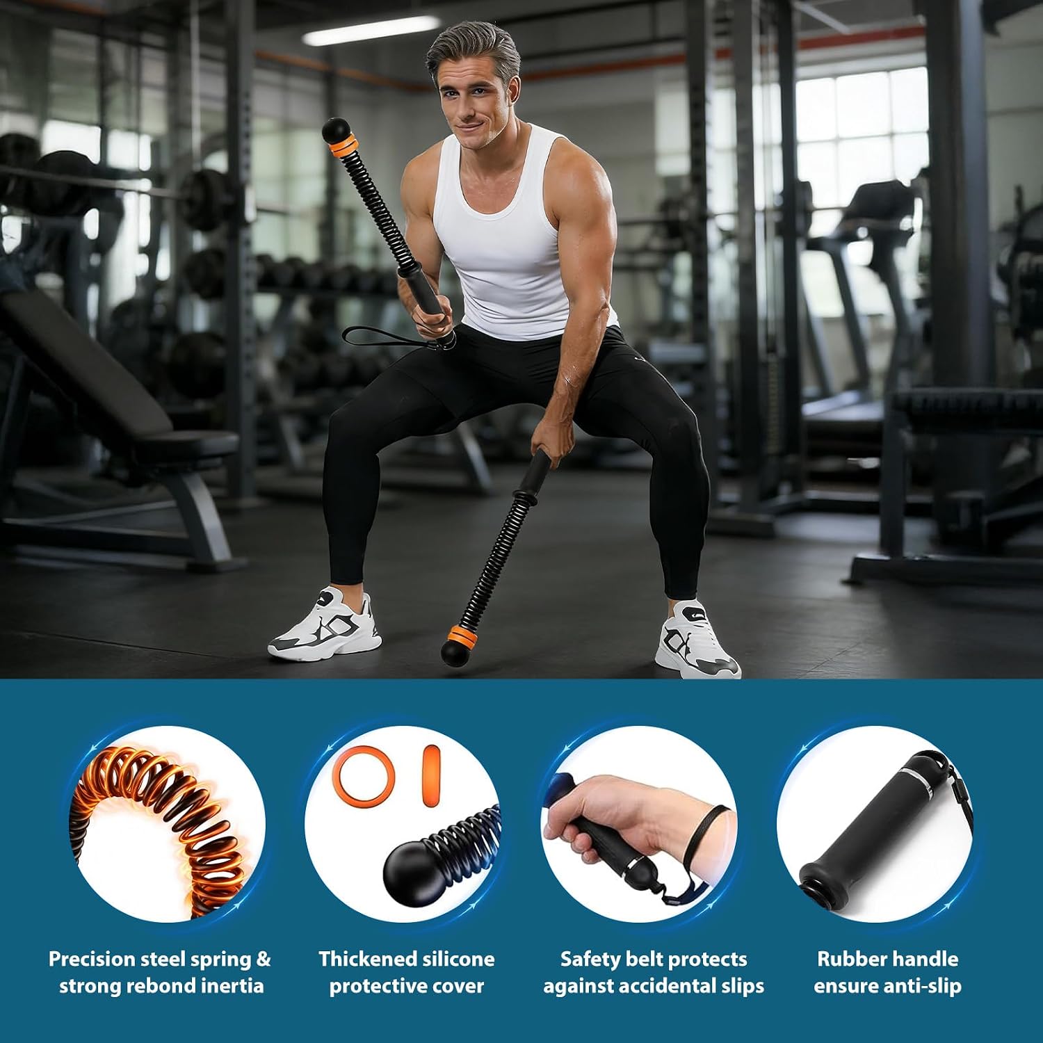TOUSAINS Home Gym Machine CR63, 330 Lbs Plates Loaded Cable Machine, 2 in 1 Functional Trainer with Rowing Machine, Space Saving Design for Home Gym