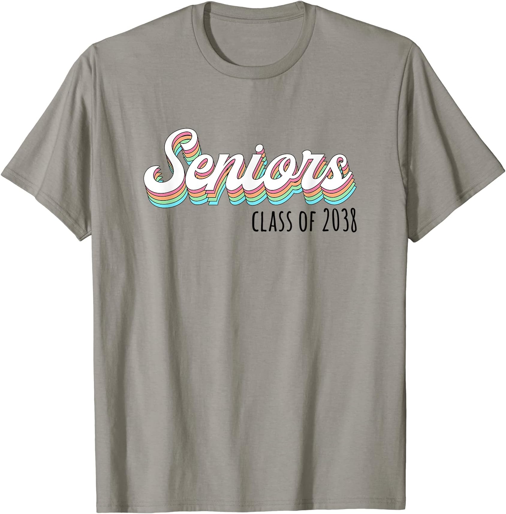 Retro Seniors 2038 outfitsRetro Seniors 2038, Class of 2038 - Grow With Me T-Shirt
