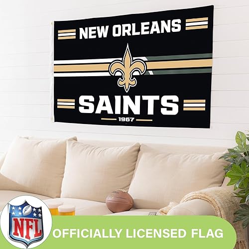 Miniatura 166 de NFL Dallas Cowboys - Bandera duradera de 3 x 5 para exteriores con ojales, bandera y pancarta resistentes para jardín al aire libre y patio, bandera