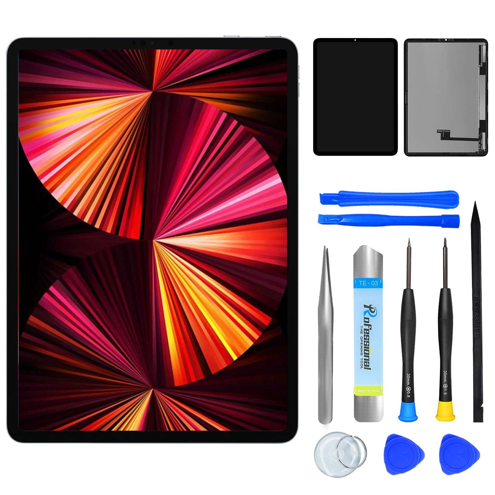 NB+ Screen Replacement For iPad 9th 10.2" (A2602 A2603 A2604 A2605) Generation Touch Screen Digitizer 2021 Pre-Installed Adhesive (Not LCD display) — view 24