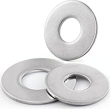 28PCS 5/8 Flat Washers for Screws and Bolts, 1-1/2 OD, Thickened 304 Stainless Steel 5/8 Washer Flat, Large Hardware Washers for Home, Industry, Indoor and Outdoor Use