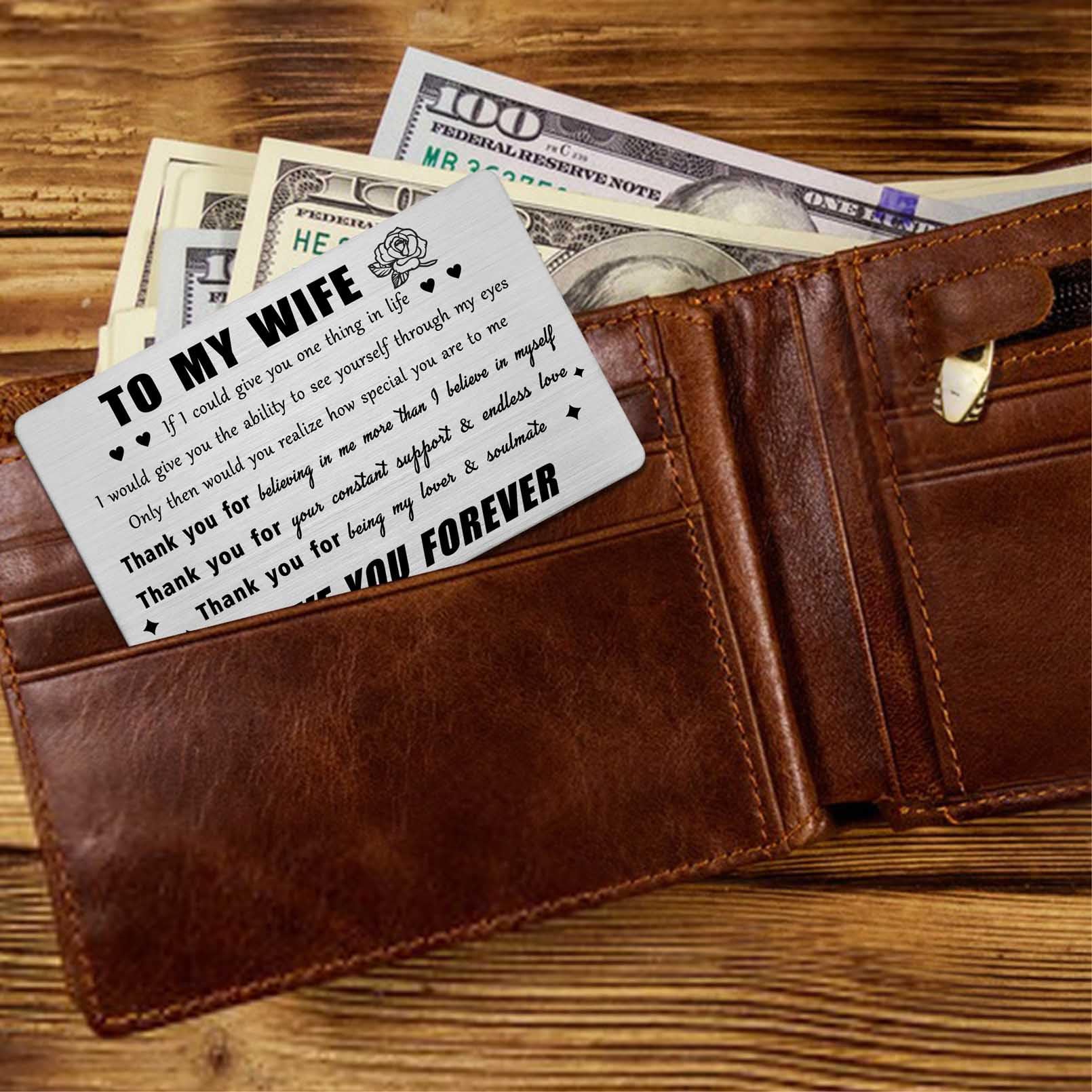 Amazon.com : Jzxwan Wife Card, I Love My Wife Birthday Gifts from