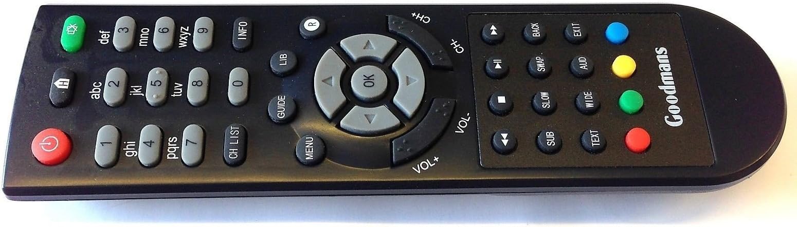 GoodmansGD11FVRSD32 TWIN TUNER FREEVIEW REMOTE CONTROL