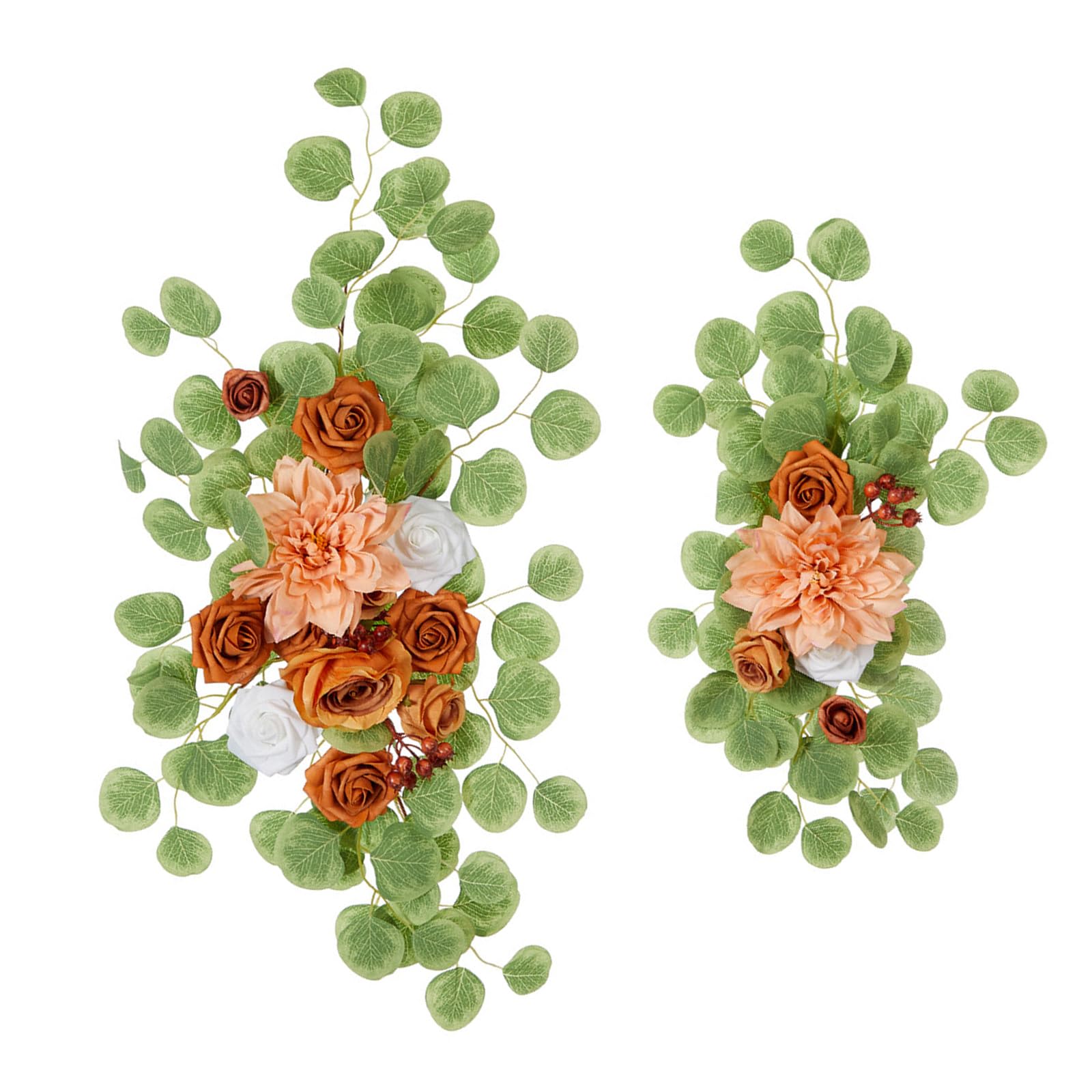 Elnwnnkc Lifelikes Silk Flower Directional Sign Portable Accessory for Exhibition Birthday Party Supplies and Wedding Celebration Artificial Welcome Flowers