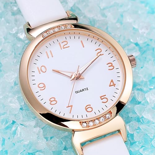 Miniatura 2 de NUOVO Women Watch Silicone Watch for Ladies Sports Watch Casual Watch Crystal Accented Leather Strap Watch Analog Display Watch