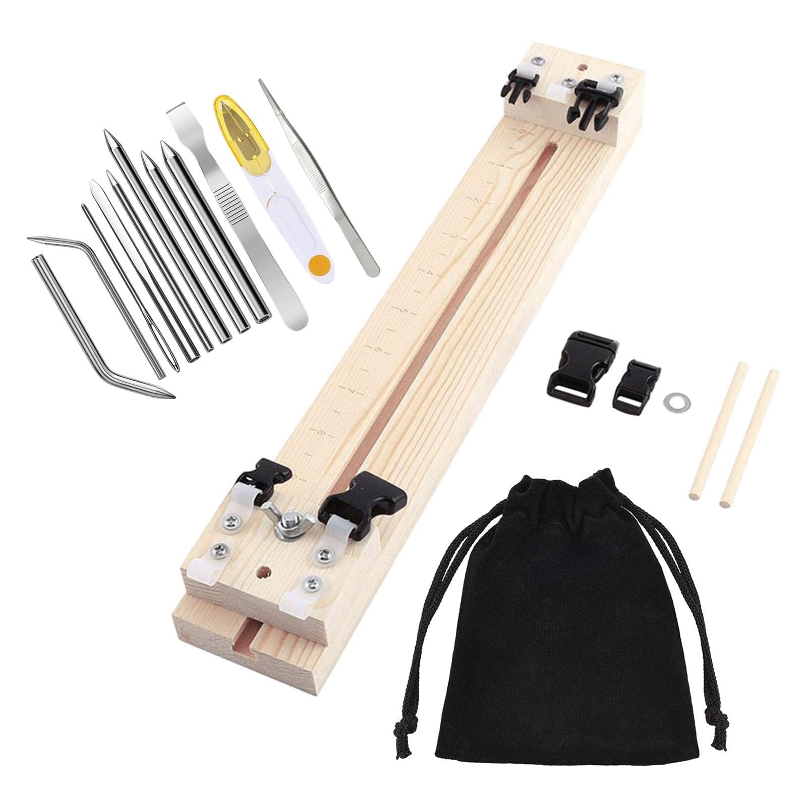 LOOM TREE Paracord Lacing Needles Jig Bracelet Maker for Umbrella Rope Craft Supplies Outdoor Sports | Camping & Hiking | Emergency Gear | Paracord Bracelets-image-25