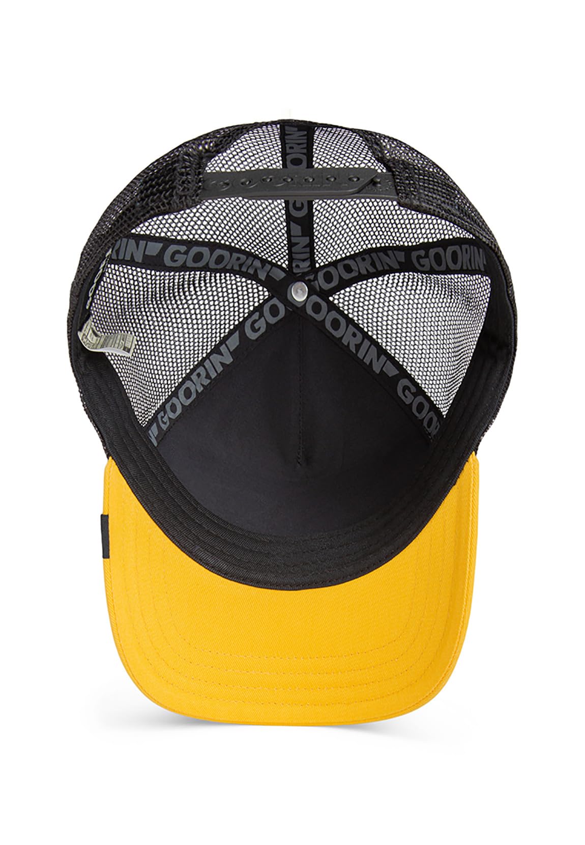 Goorin Bros. Kinder Trucker Cap Deadly Mini Void Beam Schwarz Gelb, Size:OneSize