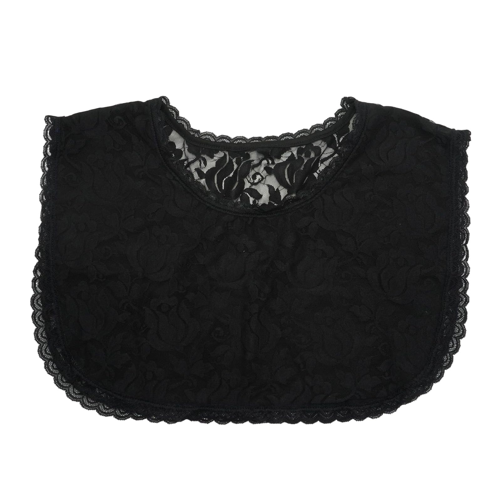 MICFENY Stylish Layered False Collar Insert Breathable Polyester Blend Unisex Fashion Accessory For Event