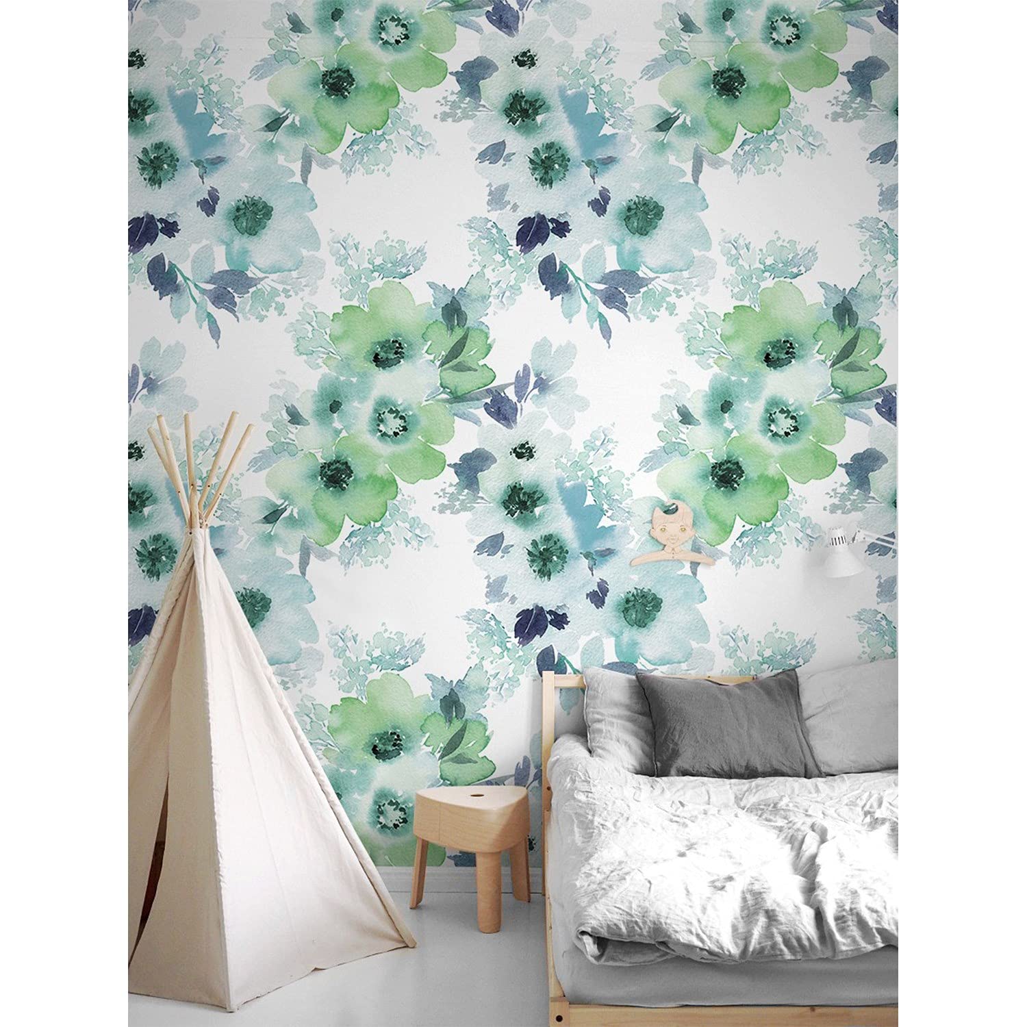Papier Peint Floral Latex Haute Définition Muralo Finition Premium