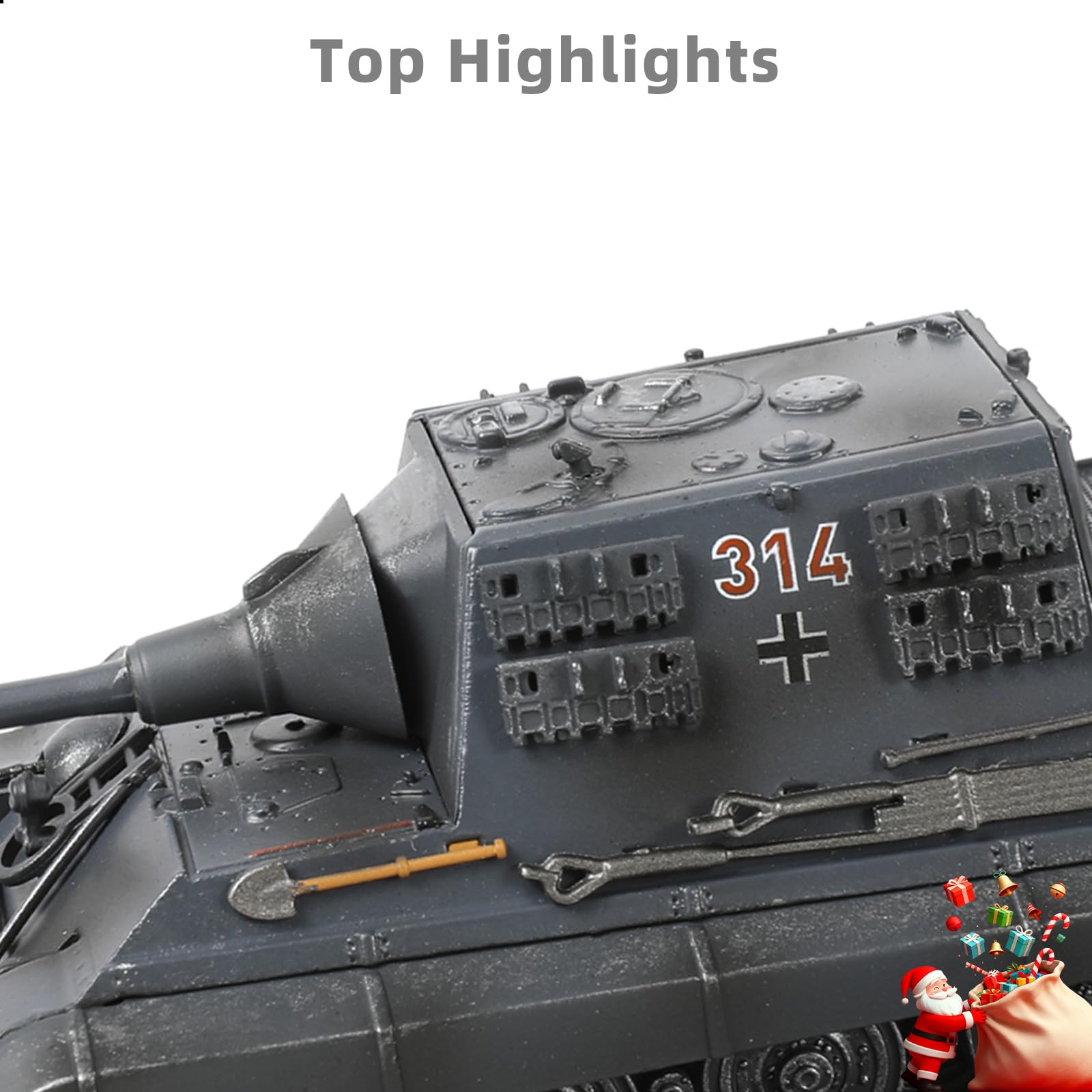 1/72 échelle alliage réservoir modèle jouet cadeau de noël garçons jouet Collection briques de