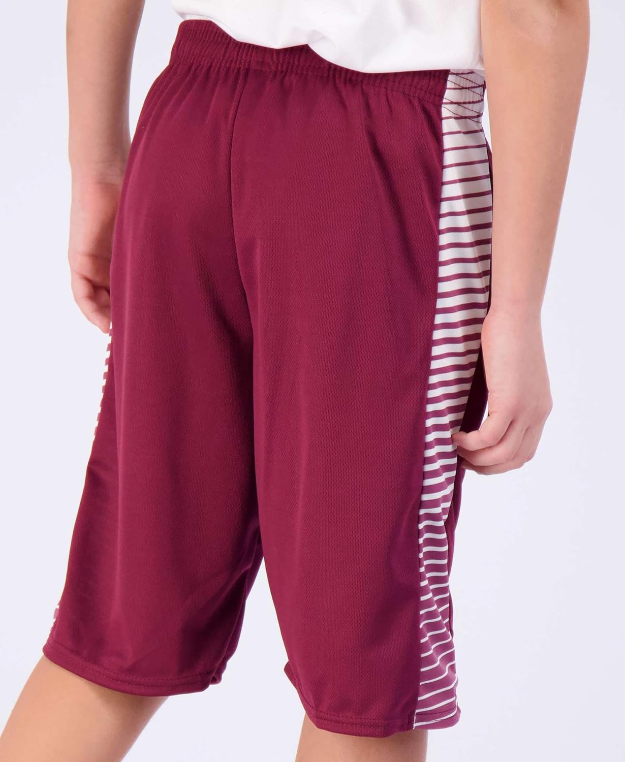 Real Essentials 5 Pack: Boys' Mesh Basketball Athletic Shorts with Pockets – Teen Kids Youth Quick Dry Soccer Running Gym - Image 4