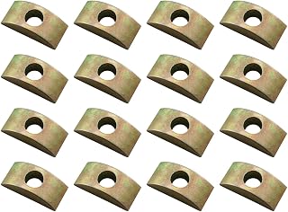 JCBIZ 12pcs 30mm M8 Half Moon Nuts Washer Spacer Furniture Hardware Accessories for Furniture Connect