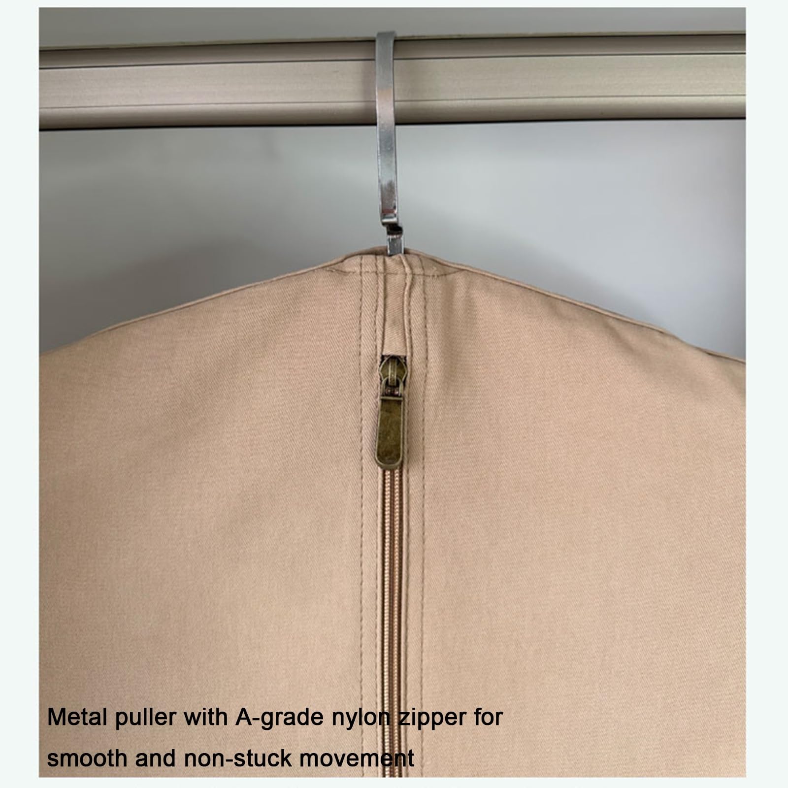 Fundas para Abrigos, Funda para Trajes, 10 cm de Grosor, para Suéteres, Abrigos de Algodón y Trajes (1 Unidad)(56x150x10/22x59x4in)