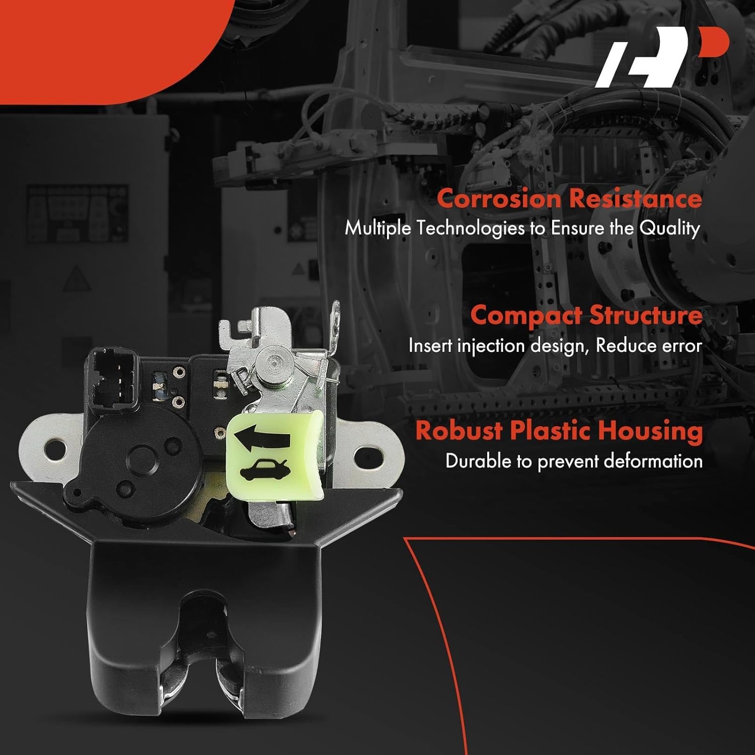 A-Premium Rear Hatch Lock Trunk Latch Compatible with Kia Forte 2019-2020 Hatchback/Sedan, Rear Tailgate Lock Latch Actuator