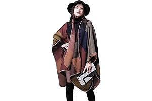 Women's Shawl Wraps Sweater Cape for Fall Winter