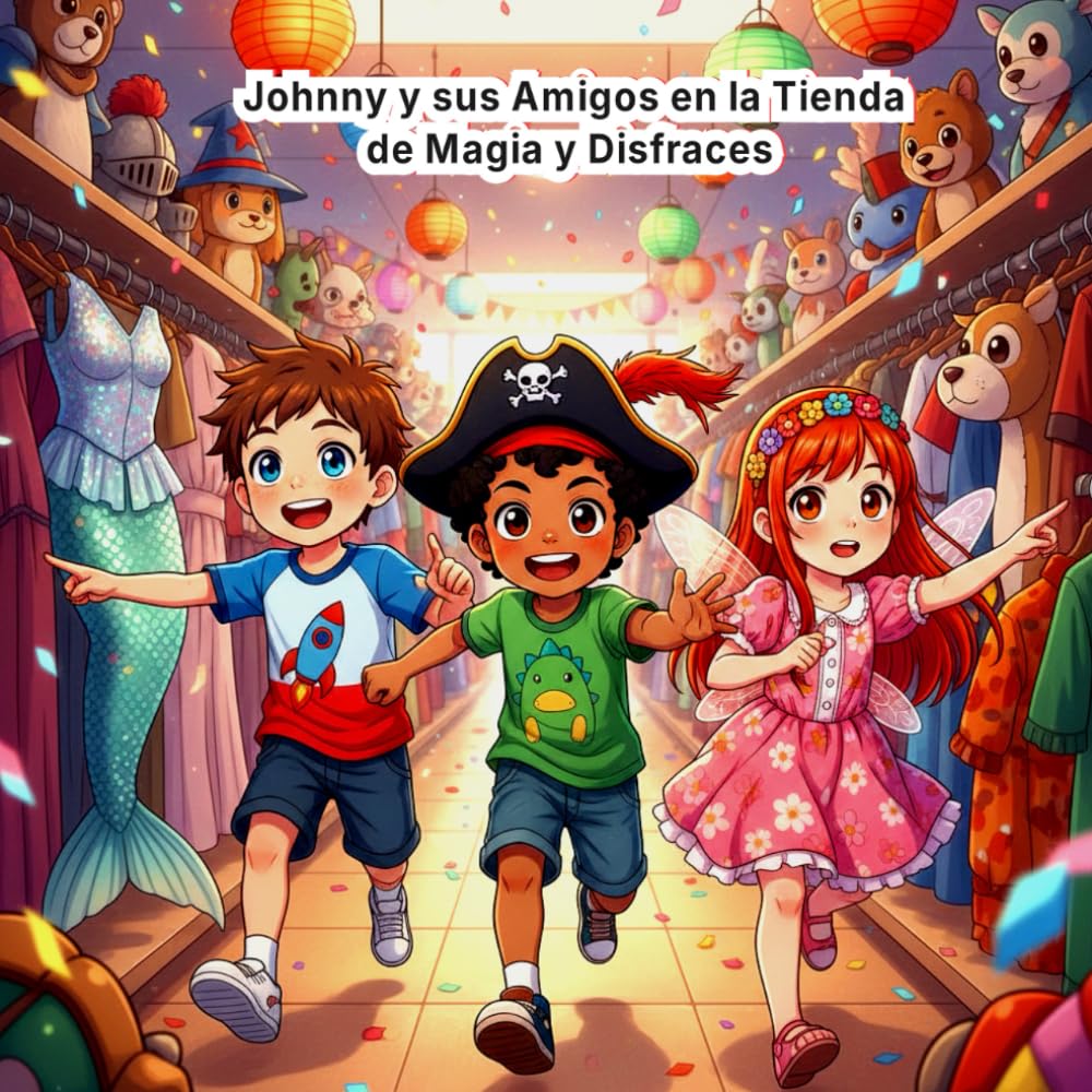 Johnny y sus Amigos en la Tienda de Magia y Disfraces