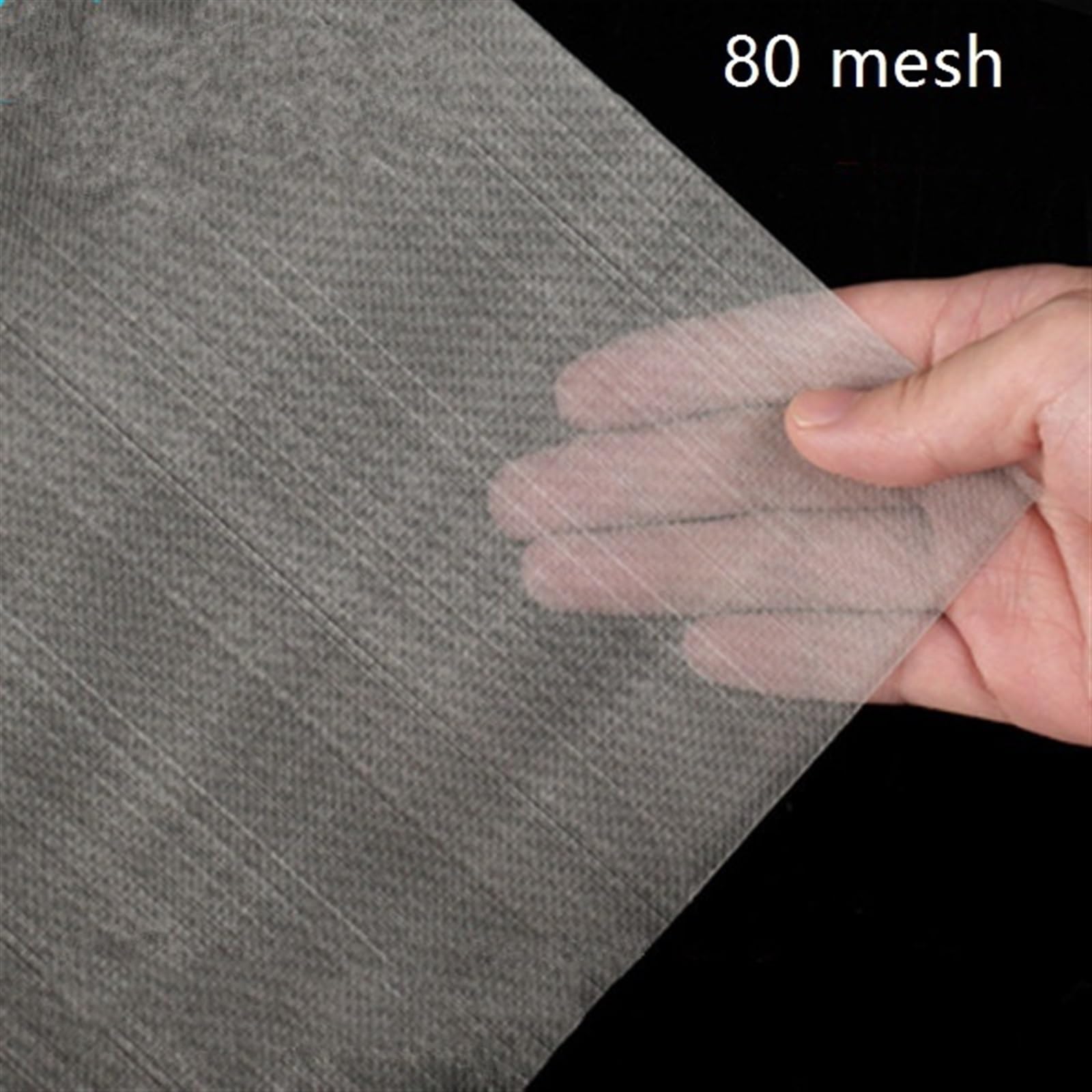 1pc 80 Mesh Weave Wire Mesh Sheet, 20 * 79 Inch Filtration Weave Wire Cloth, for Dividing Components Filtration Screen Superfine